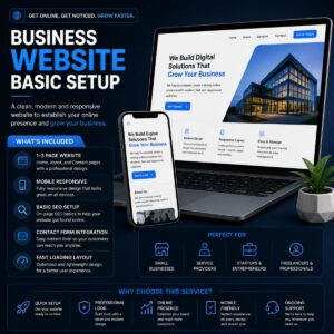Business Website Basic Setup