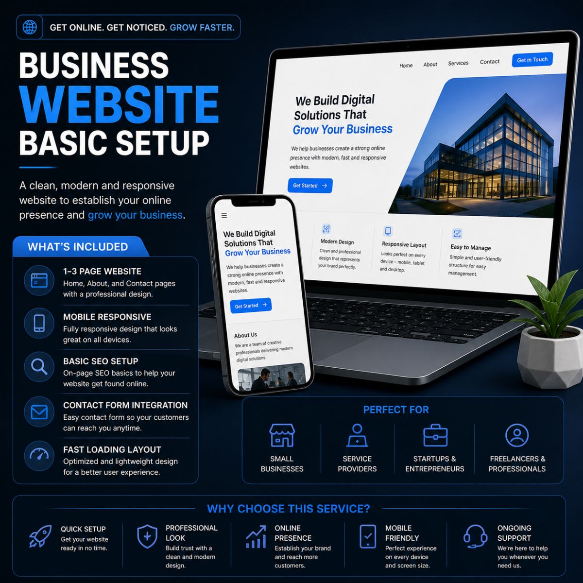 Business Website Basic Setup