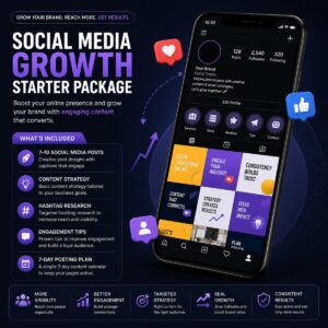 Social Media Growth Starter Package